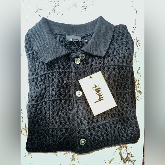 STUSSY CROCHET SHIRT - Picture 7 of 7